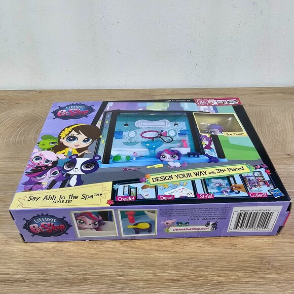 Hasbro Littlest Pet Shop Say Ahh To The Spa Style Set #3708 Zoe Trent Spaniel - Picture 7 of 7